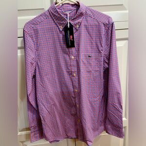 Vineyard Vines long Sleeve Men’s Button Up Collared Shirt